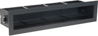 Akcesoria kominkowe - V-open Kratka kominkowa 450 x 100 mm grafitowa - miniaturka - grafika 1