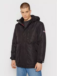 Tommy Jeans Parka Tech DM0DM11180 Czarny Regular Fit - Kurtki męskie - miniaturka - grafika 1