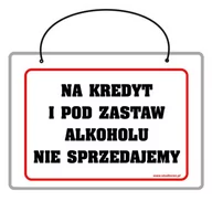 Tablice BHP - Tablica laminowana A5 - na kredyt i pod zastaw - miniaturka - grafika 1