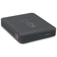 Powerbanki - SBS TEBB5000HDK 5000mAh 10W Czarny - miniaturka - grafika 1