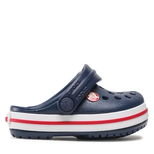 Klapki Crocs Crocband Clog T 207005 Granatowy - Buty dla chłopców - miniaturka - grafika 1