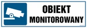 Tablice BHP - NC023 OBIEKT MONITOROWANY, FN - FOLIA SAMOPRZYLEPNA; (300X100MM) - miniaturka - grafika 1