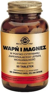 Solgar Cytrynian Magnezu - 60 tabletek - Witaminy i minerały - miniaturka - grafika 2