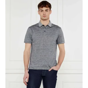 BOSS BLACK Polo H-Press 28 Regular Fit z dodatkiem lnu - Koszule męskie - miniaturka - grafika 1