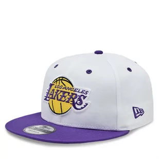 Czapka New Era White Crown Patch 950 Lakers 60364274 Biały - Czapki męskie - miniaturka - grafika 1