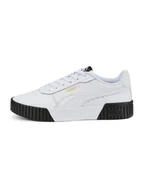 Trampki damskie - Puma Skórzane sneakersy "Carina 2.0" w kolorze biało-czarnym - miniaturka - grafika 1