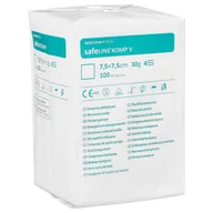 Apteczki i materiały opatrunkowe - Kompresy z gazy Safeline Komp 30G 4W - miniaturka - grafika 1