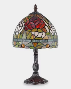 Lampa Witrażowa w Stylu Tiffany Piwonia - Lampy stojące - miniaturka - grafika 1