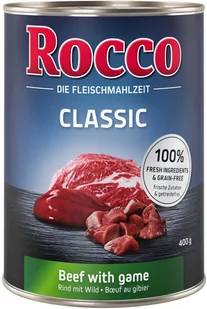 Rocco Zestaw Classic, 24 x 400g - Wołowina z dziczyzną - Mokra karma dla psów - miniaturka - grafika 1