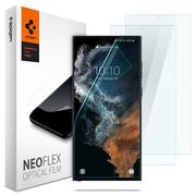 Szkła hartowane na telefon - Spigen 2x Folia Hydrożelowa Neo Flex do Galaxy S22 Ultra - miniaturka - grafika 1