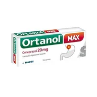 Układ pokarmowy - SANDOZ Sandoz Ortanol Max 20mg 14tabl. - miniaturka - grafika 1