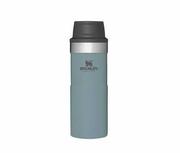 Kubki termiczne - Kubek termiczny Stanley 350 ml TRIGGER ACTION TRAVEL MUG (morski) SHALE - miniaturka - grafika 1