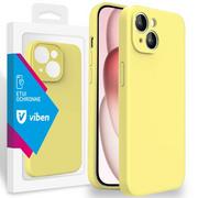 Etui i futerały do telefonów - Etui VIBEN Liquid 03858 do Apple iPhone 15 Plus Żółty - miniaturka - grafika 1