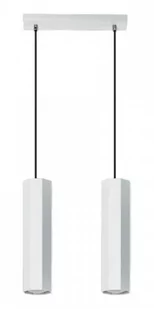 Lampex Lampa wisząca Astral 2 biała - Lampy sufitowe - miniaturka - grafika 1