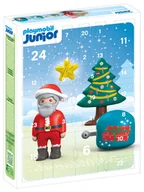 Klocki - PLAYMOBIL JUNIOR: Kalendarz adwentowy Śnieżne Boże Narodzenie 70297 - miniaturka - grafika 1