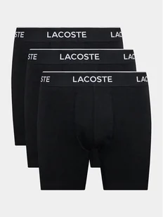 Lacoste Komplet 3 par bokserek 6H3420 Czarny Regular Fit - Majtki męskie - miniaturka - grafika 1