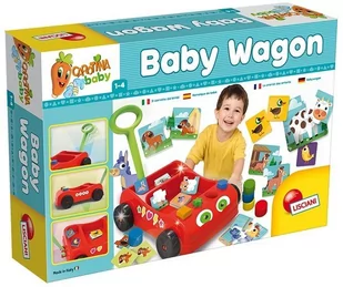 LISCIANIGIOCHI Zestaw Liscianigiochi Carotina Baby Wagon 8008324067879 - Pchacze - miniaturka - grafika 2