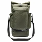 Sakwy rowerowe - Vaude Cyclist Back Single Torba na rower 20 cm khaki - miniaturka - grafika 1