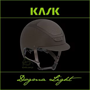Kask Sport Kask Dogma Light - KASK - brązowy - roz. 55-56 - Kaski do jazdy konnej - miniaturka - grafika 1