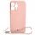 Etui Bizon Case Silicone MagSafe do Apple iPhone 15 Pro Max, jasnoróżowe