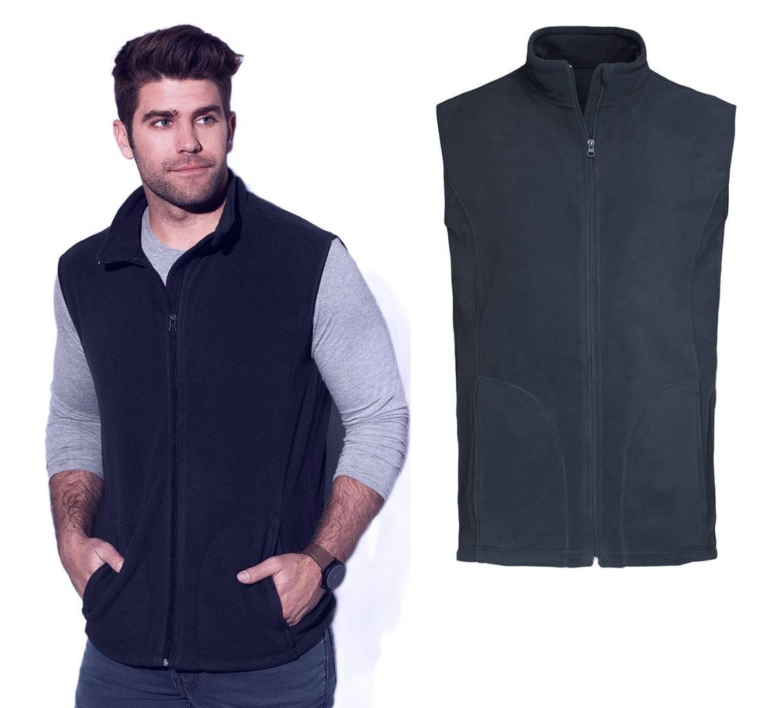 Bluza Kamizelka Bezrękawnik Miękki POLAR STEDMAN 5010 GRANAT L