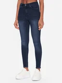 Spodnie damskie - Mustang Jeansy Georgia 1013576 Granatowy Super Skinny Fit - miniaturka - grafika 1