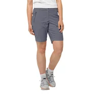 Spodnie sportowe damskie - Krótkie spodenki damskie Jack Wolfskin GLASTAL SHORTS W dolphin - 34 - miniaturka - grafika 1