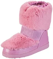 Botki damskie - Love Moschino Damskie sztyblety Ja24422g0fit261835, różowe, 35 EU - miniaturka - grafika 1