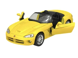 WELLY 2003 DODGE VIPER SRT-10 BEZ DACHU ŻÓŁTY 1:34 SAMOCHÓD NOWY METALOWY MODEL - Samochody i pojazdy dla dzieci - miniaturka - grafika 1
