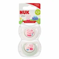 Smoczki uspokajające - 441632 SMOCZEK SILIKONOWY PEPPA 18-36M 551236, 177219 - miniaturka - grafika 1