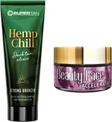 Balsamy i kremy do opalania - Supertan Hemp Chill + Słoiczek Beauty Face - miniaturka - grafika 1