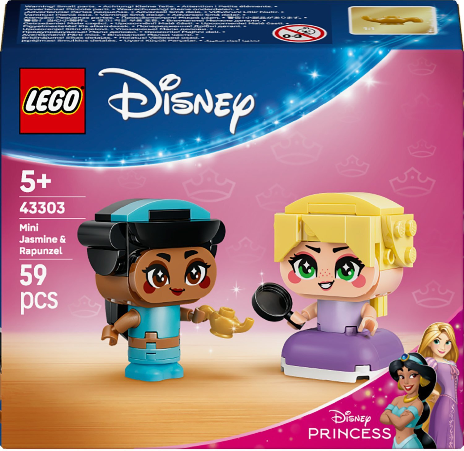 LEGO Disney Princess Mała Dżasmina i Roszpunka 43303