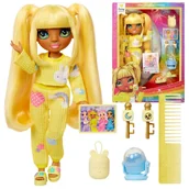 Lalki dla dziewczynek - Rainbow High Junior Piżama Party Sunny Madison Lalka + Akcesoria - miniaturka - grafika 1