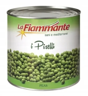 Groszek w puszce Piselli 400g Fiammante - Pasztet i przetwory mięsne - miniaturka - grafika 1