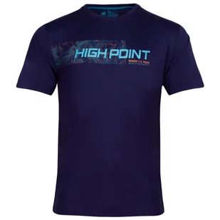 Męska koszulka High Point Atlas T-shirt Rozmiar: XL / Kolor: ciemnoniebieski - Koszulki sportowe męskie - miniaturka - grafika 1