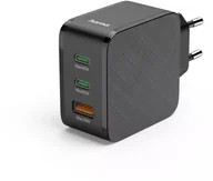 Zasilacze do laptopów - Ładowarka Hama ŁADOWARKA 65W ENTRY LEVEL 2X USB-C, USB-A, CZARNA 002019610000 - miniaturka - grafika 1