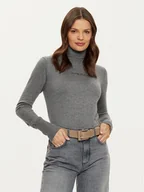 Swetry damskie - Guess Jeans Golf W4BR15 Z3HO2 Szary Regular Fit - miniaturka - grafika 1