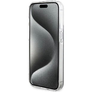 Etui Guess GUHCP15LH4PSEGK Apple iPhone 15 Pro hardcase IML 4G Gold Stripe czarny/black - Etui i futerały do telefonów - miniaturka - grafika 6