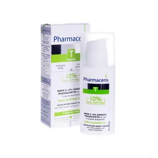 DR IRENA ERIS Pharmaceris T sebo almond peel krem z 10% kwasem migdałowym na noc II stopień złuszczania 50 ml |  OD 149 PLN! - Kremy do twarzy - miniaturka - grafika 2