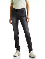 Spodnie damskie - Cecil Damskie spodnie jeansowe Loose Fit, Authentic Black Wash, 28W / 34L - miniaturka - grafika 1