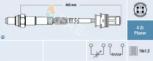Sonda lambda FAE 77445 11787544655 - Sondy lambda - miniaturka - grafika 1