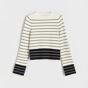 Swetry damskie - Reserved - Sweter z szerokimi rękawami - Czarny - miniaturka - grafika 1