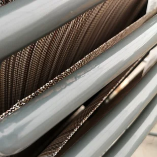 Meble ogrodowe metalowe Sevilla 150 cm Atlanta Grey / Beige Striped 6+1 II. gatunek - Meble ogrodowe - miniaturka - grafika 4