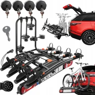 Bagażniki na rowery - Uchwyt rowerowy na hak Aguri Active Bike czarny 4 rowery model 2024 - miniaturka - grafika 1