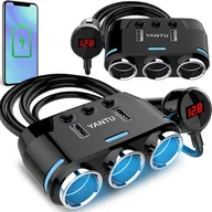 Akcesoria motoryzacyjne - Rozdzielacz Gniazdka Zapalniczki 2X Usb Ładowarka - miniaturka - grafika 1