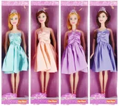 Lalki dla dziewczynek - LALKA 29CM 9X33X6 MIX4 MC WB 72/144 - miniaturka - grafika 1