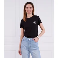Koszulki i topy damskie - CALVIN KLEIN JEANS T-shirt 2-pack MONOGRAM | Slim Fit - miniaturka - grafika 1