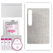 Akcesoria do tabletów i e-booków - folia naklejka skórka strukturalna na TYŁ do Blackview Tab 90 WiFi - Tkanina Denim Szary - apgo SKINS - miniaturka - grafika 1