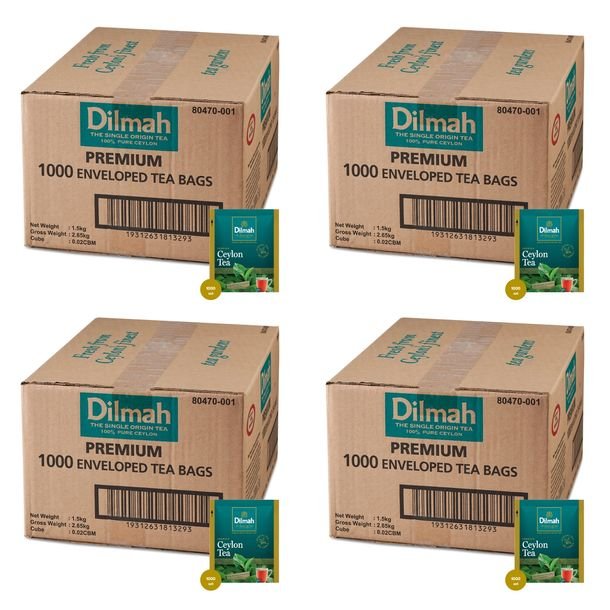4x Herbata czarna Dilmah Premium Tea 1000 Kopert