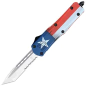 Noże - Nóż sprężynowy CobraTec Medium FS-3 OTF Cerakote - Texas Flag - miniaturka - grafika 1